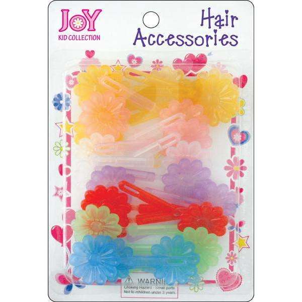 Joy Hair Barrettes 10Ct Rainbow Clear Colors For Cheap