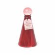 Red Glass Matchstick Holder with Pink Lid Sale