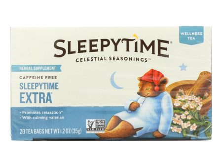 Celestial Seasonings Sleepytime Herbal Tea Caffeine Free - 20 Tea Bags - Case Of 6 Sale