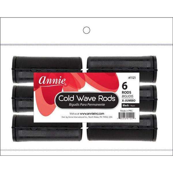 Annie Cold Wave Rods X-Jumbo 6Ct Black on Sale