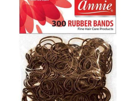 Annie Rubber Bands Asst Size 300Ct Brown Online