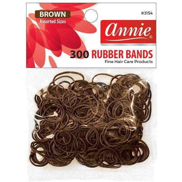 Annie Rubber Bands Asst Size 300Ct Brown Online