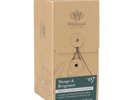 Mango & Bergamot Green Tea 25 Envelope Teabags Whittard - Best By: 10 2019 Cheap