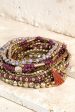 12 Strand Stretch Bracelet Set-Purple Online Sale