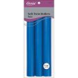 Annie Soft Twist Rollers 1 1 4  XL Blue (3pcs) Hot on Sale