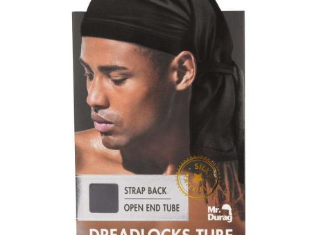 Mr. Durag Dreadlocks Tube With Strap Black For Cheap