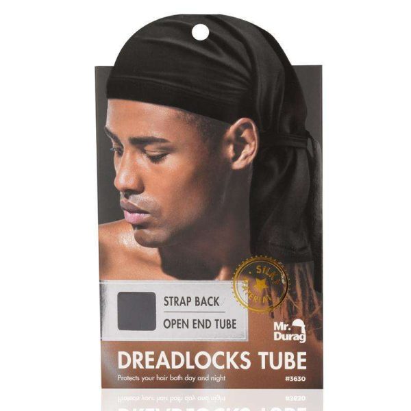 Mr. Durag Dreadlocks Tube With Strap Black For Cheap