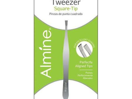 Almine Tweezers Square Tip Online