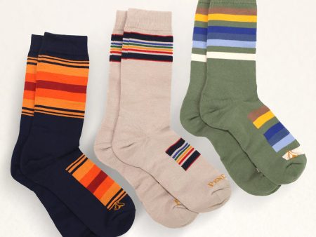 3 Pack LG Pendleton National Park Socks in Grand Canyon, Yellowstone & Rocky Mountain Online now