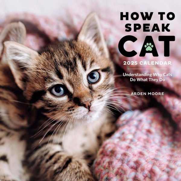 2025 How to Speak Cat Wall Calendar Supply