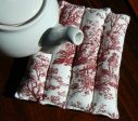 Toile Brick Red Trivet by Cricklewood Cottage Online Sale