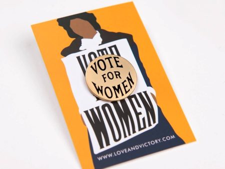 Vote For Women Pin Online Sale