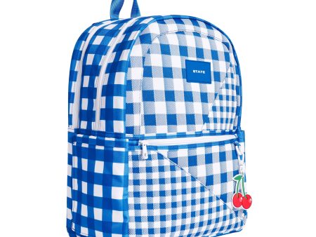 STATE Bags Kane Kids Double Pocket Backpack in Gingham Sale