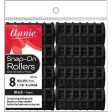 Annie Snap-On Rollers Size XL 8Ct Black Hot on Sale