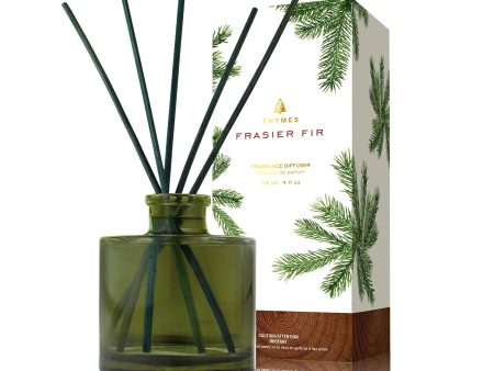 Thymes Frasier Fir Petite Green Reed Diffuser For Sale