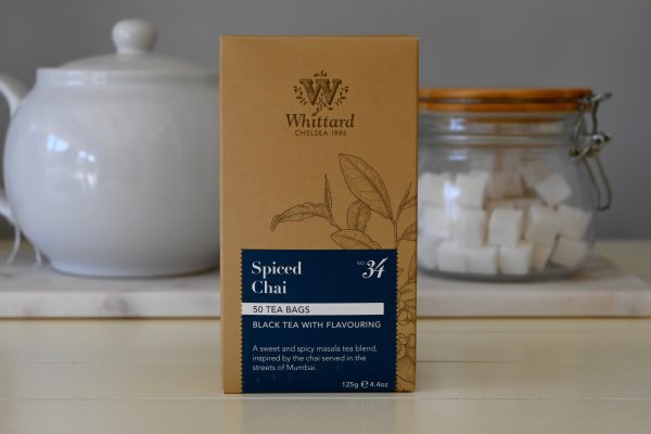 Spiced Chai Black Tea- 50 Teabags 125g Whittard- Best By: 3 2020 Hot on Sale