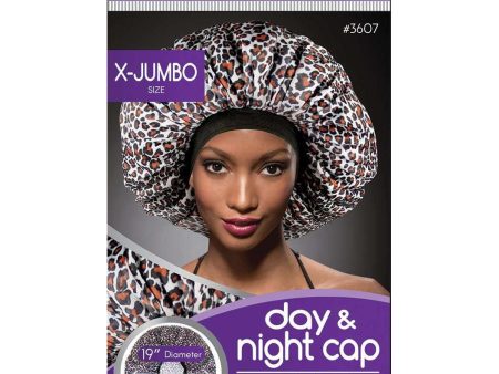 Ms. Remi Extra Jumbo Day & Night Cap Leopard Online Hot Sale