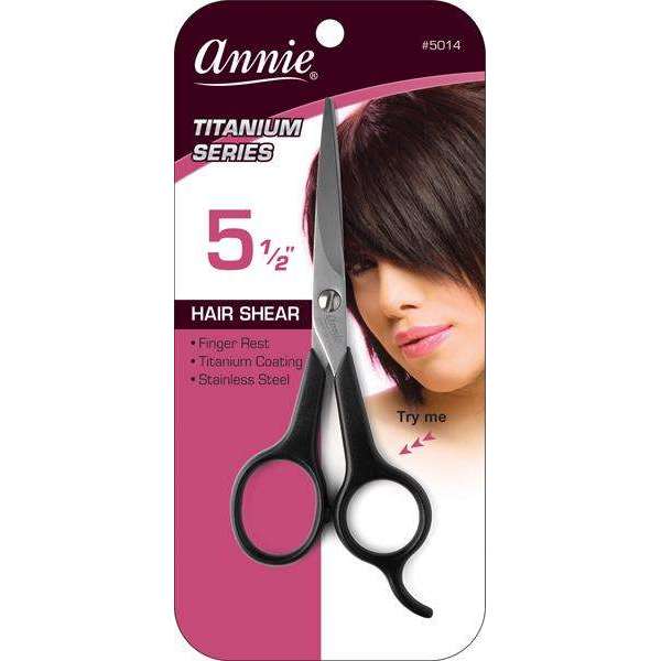 Annie Professional Stainless Hair Shears 5.5 Inch Titanium Coat Fashion