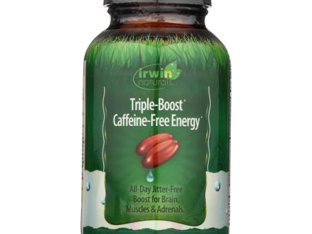 Irwin Naturals - Triple-boost Caff Energy - 1 Each-75 Sgel on Sale