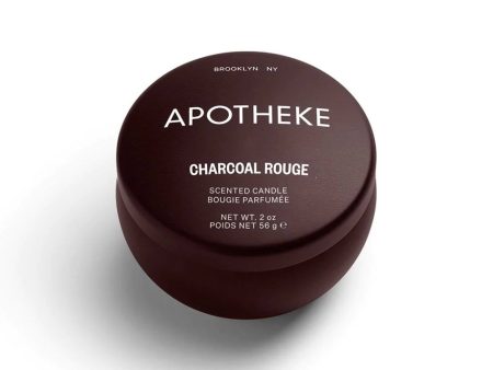 APOTHEKE Charcoal Rouge Scented Candle in Mini Tin Online now