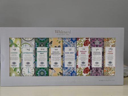 The Tea Discovery Collection 8 Individually Packaged Teas 400g Whittard Hot on Sale