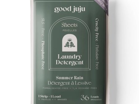 Good Juju Laundry Detergent Sheets in Summer Rain For Sale