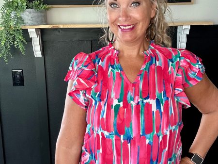 Double Ruffle Top Discount