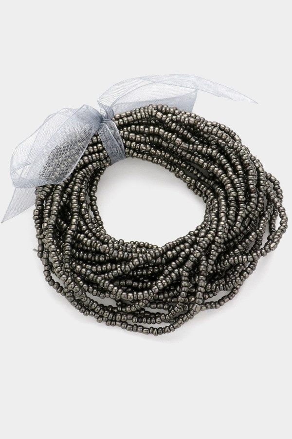 Seed Beaded Stretch Multi Bracelets Online Hot Sale