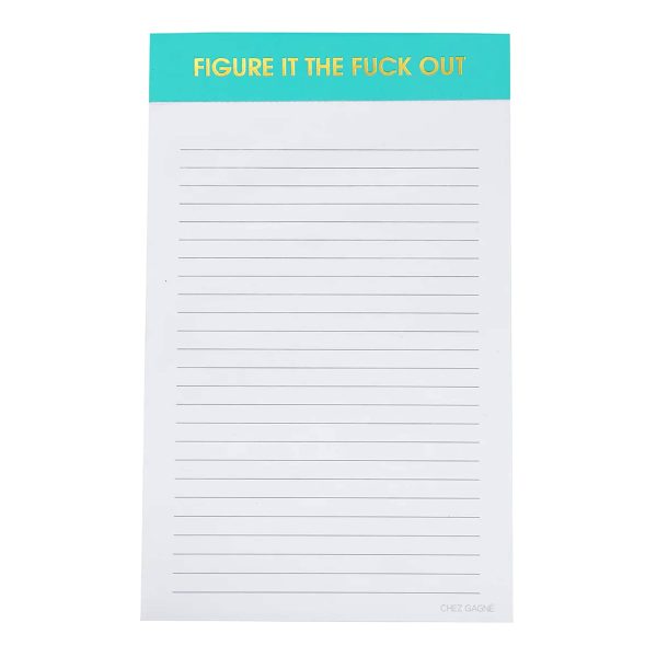 Figure It The F**k Out Lined Notepad on Sale