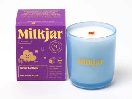 Milk Jar Silver Linings Scented Candle Online Sale