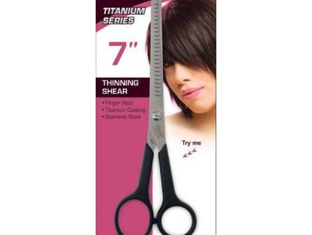 Annie Thinning Shears 7  Black 24 Teeth For Discount