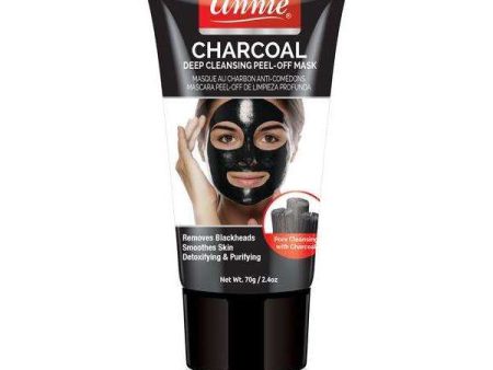 Annie Charcoal Deep Cleansing Peel Off Mask 2.47oz 70g Black Cheap