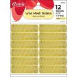 Annie Wire Mesh Rollers S 12Ct Yellow Sale