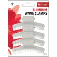 Annie Aluminum Wave Clamps 3 Inch 4Ct Hot on Sale