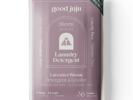 Good Juju Laundry Detergent Sheets in Lavender Bloom Online Hot Sale