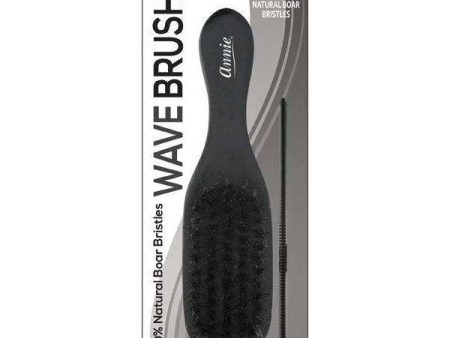 Annie Soft Mini Soft Wave Boar Bristle Brush with Comb 4.8in on Sale