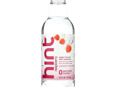 Hint Raspberry Water - Raspberry - Case Of 12 - 16 Fl Oz. Discount