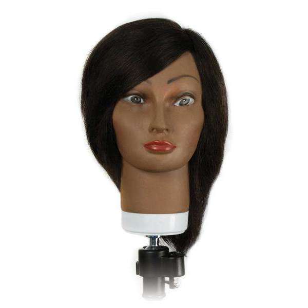 Annie Hairkins Series Mannequin Head 14 Inch-16 Inch Eunice 100% Human Hair Fashion