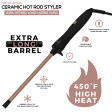 Hot & Hotter Ceramic Hot Rod Styler Wand 1 4 inch Online Sale