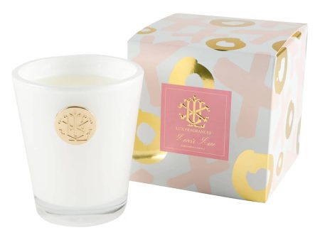 Lux Fragrances Lover s Lane Scented Candle in Gift Box For Sale