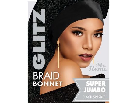 Ms. Remi Glitz Braid Bonnet Jumbo - XL Assorted Colors For Discount