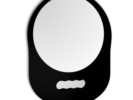 PrimeX Foam Mirror Round Black Fashion