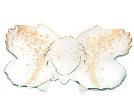 Butterfly Chip & Dip Server Hot on Sale