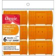 Annie Snap-On Magnetic Rollers Size Jumbo 6Ct Orange Online now