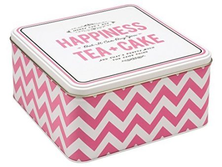 Happiness Medium Square Tin by Alice Scott Online