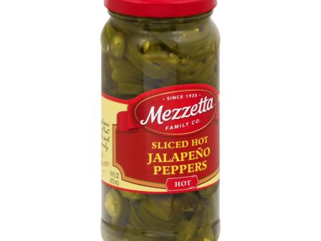 Mezzetta Hot Jalapeno Peppers - Sliced - Case Of 6 - 16 Oz. Fashion