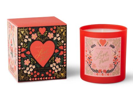 Rifle Paper Co. Love, Paris Scented Candle on Sale