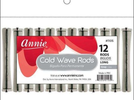 Annie Cold Wave Rods Long 12Ct Gray Online now