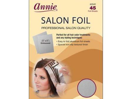 Annie Aluminum Salon Foil Sheets 45Ct Online now