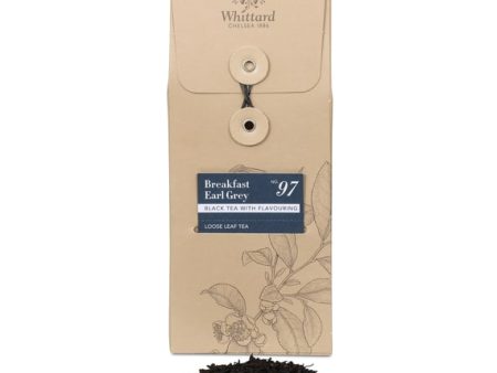 Breakfast Earl Grey Loose Black Tea Pouch 100g Whittard Hot on Sale